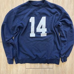 Brandy Melville Navy Crewneck 14 Oversized Sweater John Galt